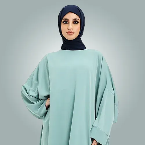 Aqua Essential Batwing Abaya