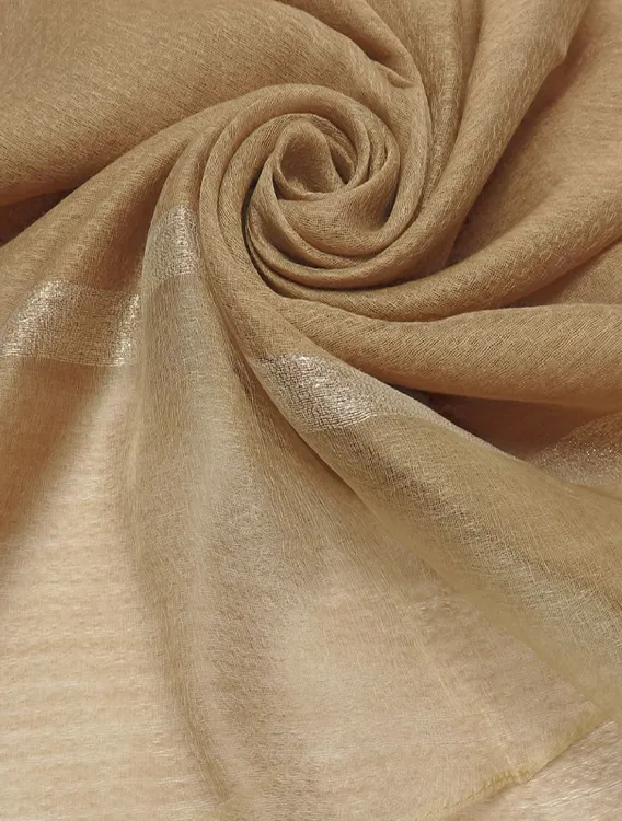 Mocha Shimmer Organza Hijab