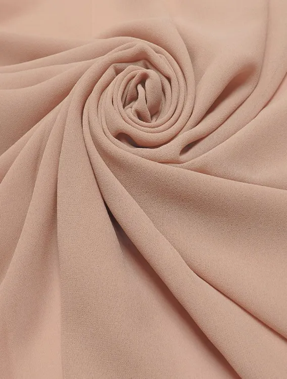 Nude Georgette Hijab