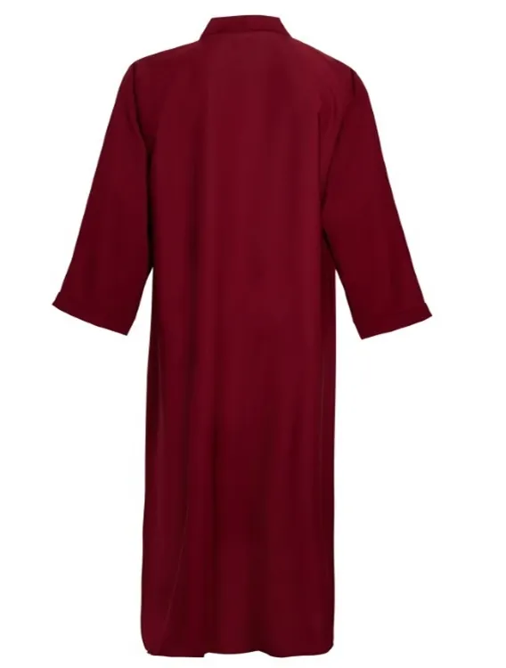 Maroon Open Abaya