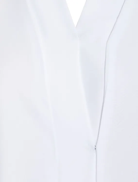 White Open Abaya