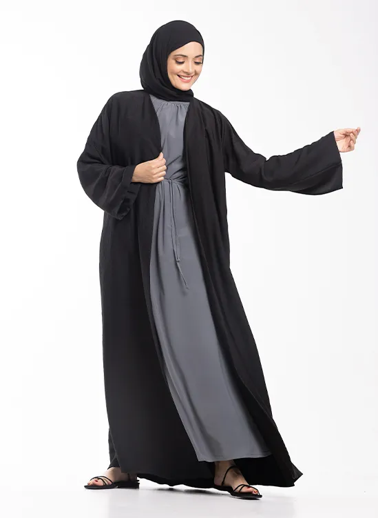 Black Reversible Kimono