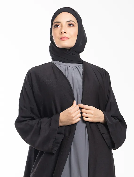 Black Reversible Kimono