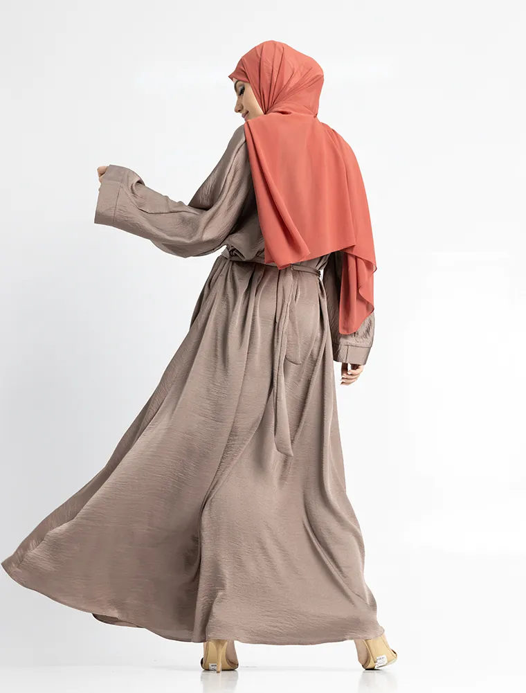 Mocha Silky Abaya
