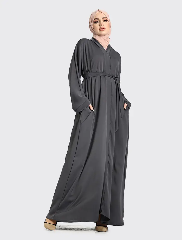 Grey  Akilah Abaya