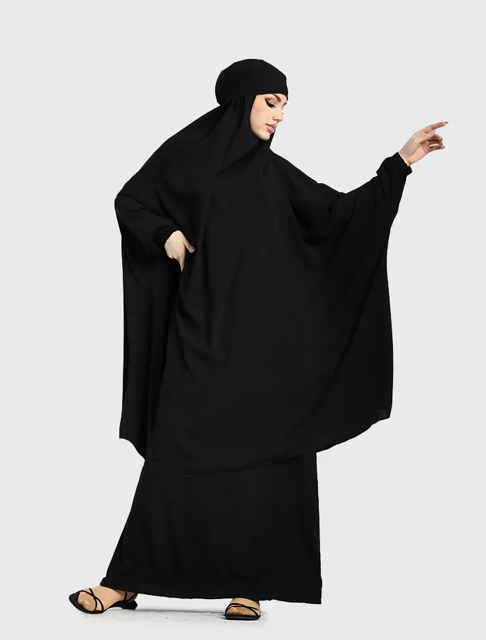 Black 2 Piece Jilbab