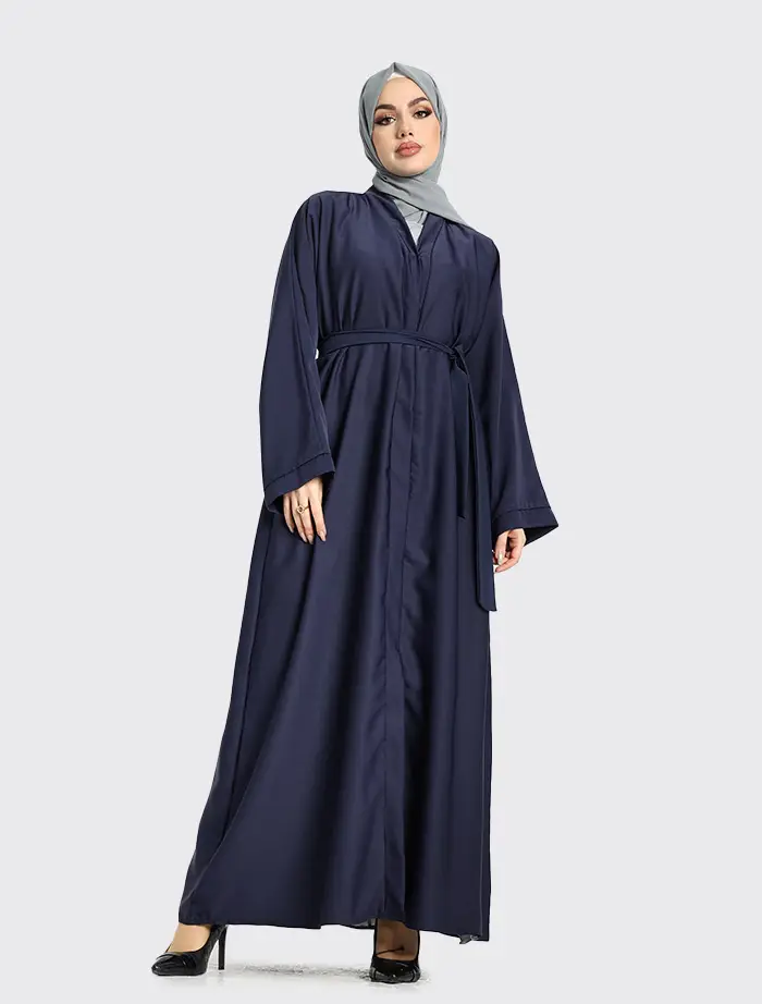 Navy Open Abaya