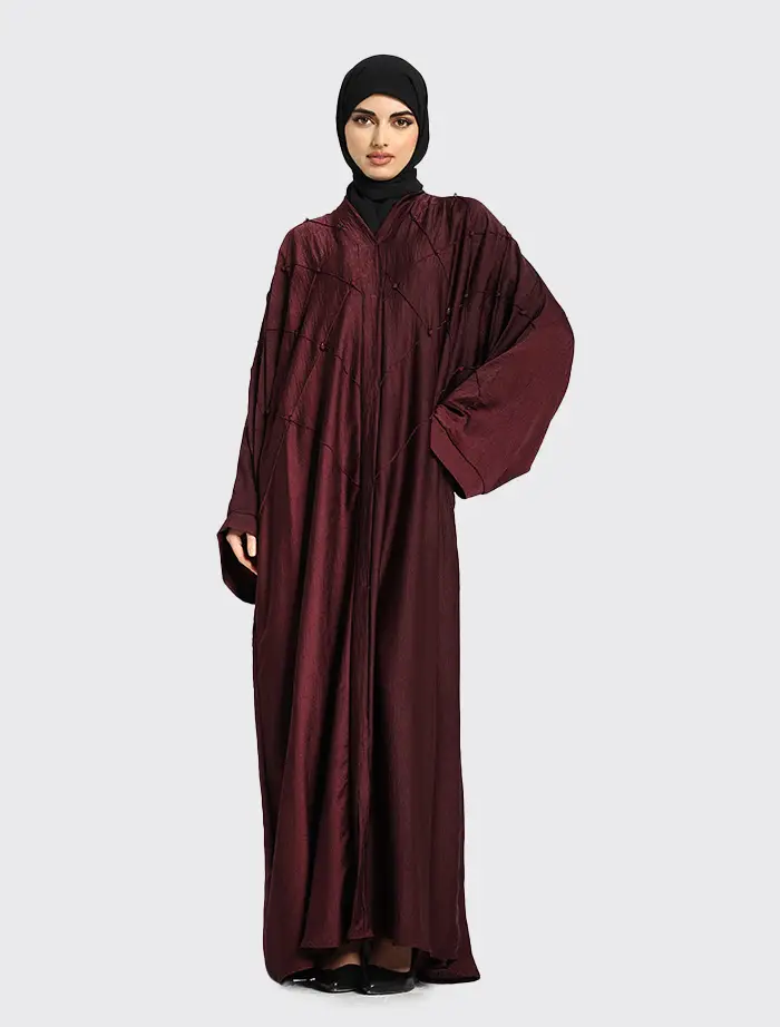 Maroon Aliah Abaya