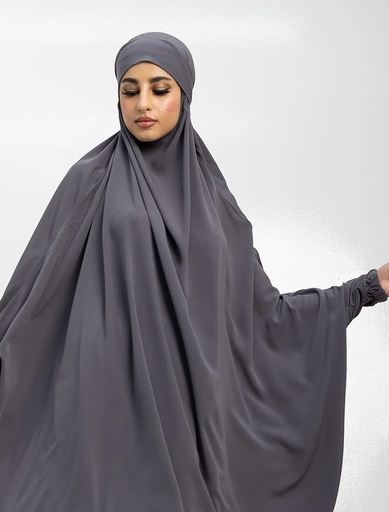 Dark Grey 2 Piece Jilbab