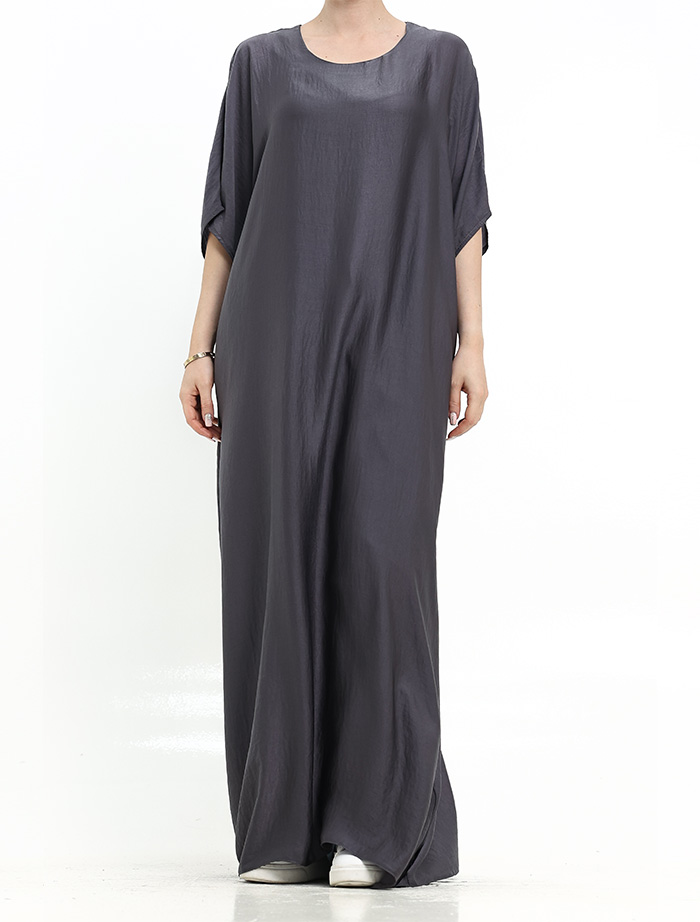 Grey Basic Slip Dress