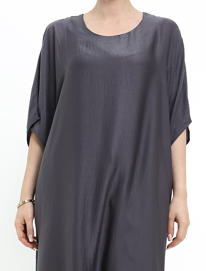 Grey Basic Slip Dress