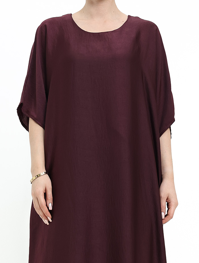 Plum Basic Slip Dress