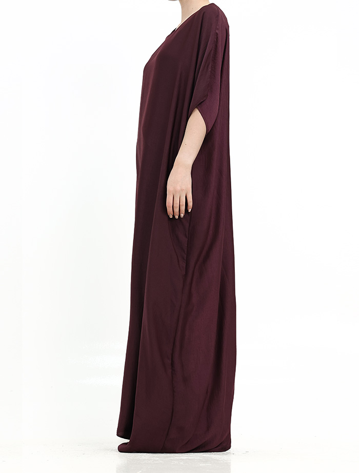 Plum Basic Slip Dress
