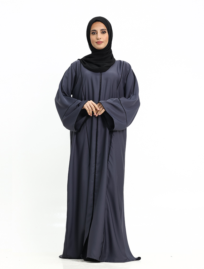Grey Elegant Abaya