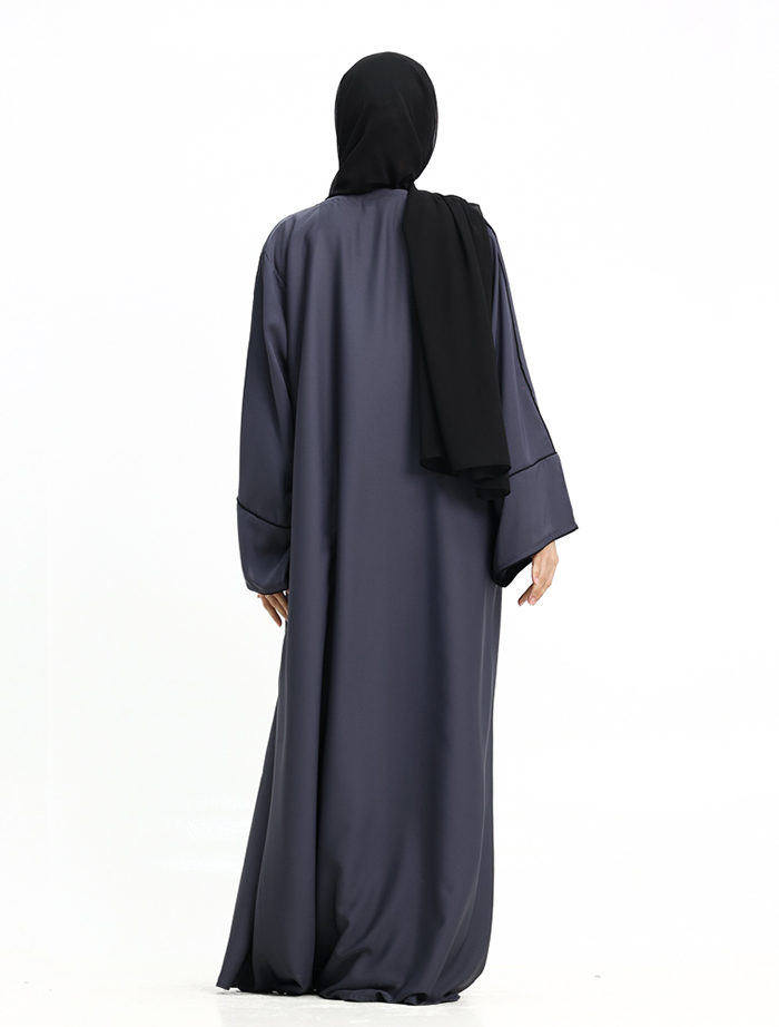 Grey Elegant Abaya