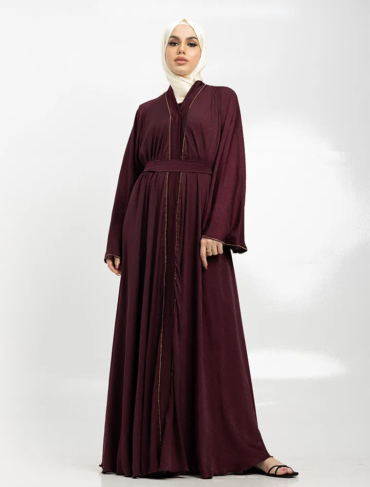 Plum Makeba Empress Abaya
