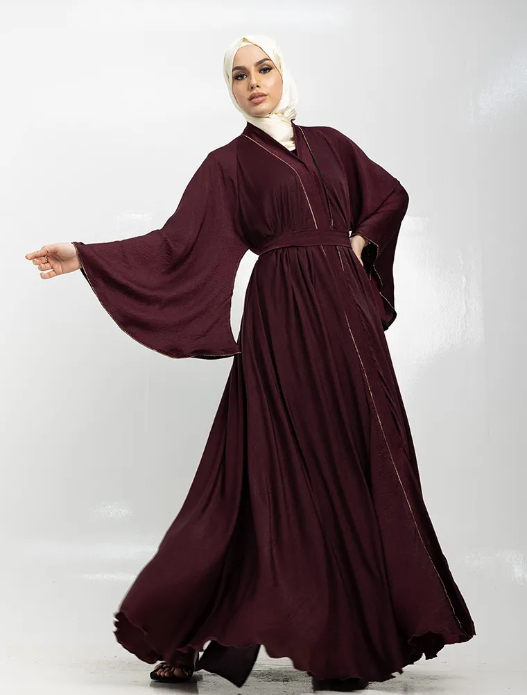 Plum Makeba Empress Abaya