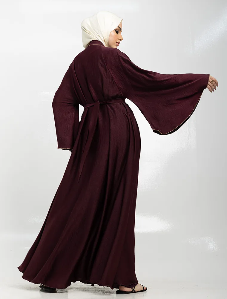 Plum Makeba Empress Abaya