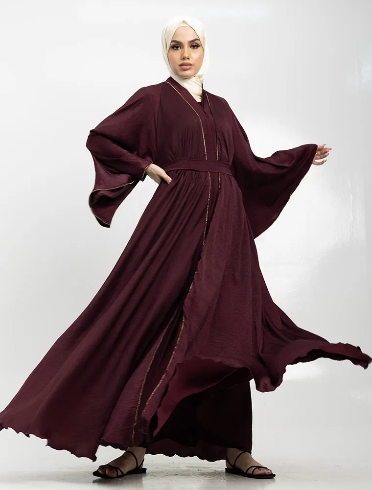 Plum Makeba Empress Abaya