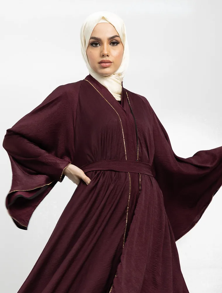 Plum Makeba Empress Abaya