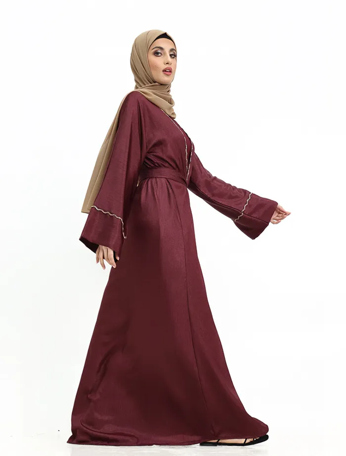 Maroon Organza 2 Piece