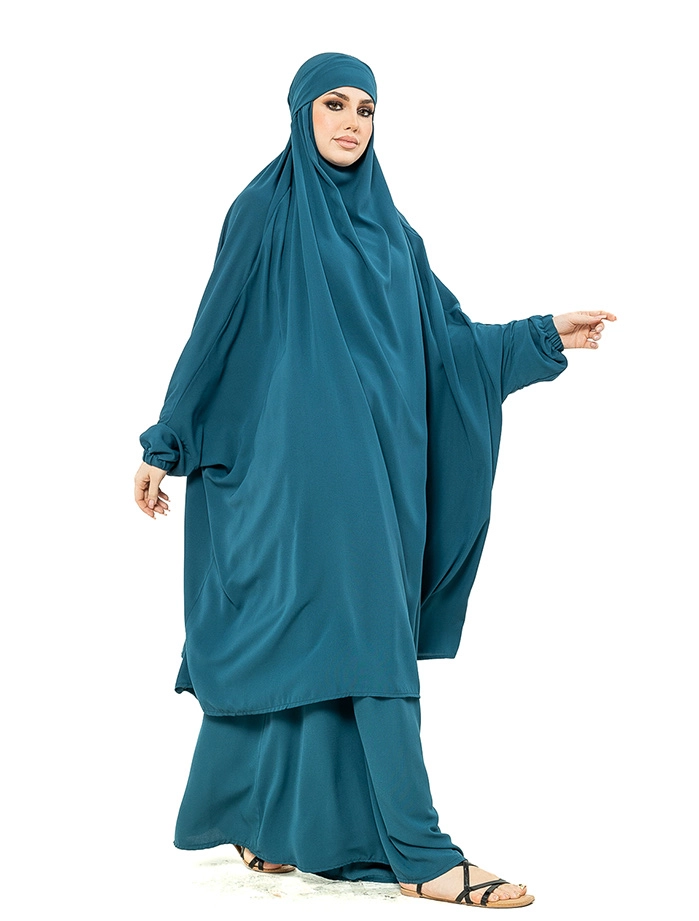 Petrol Blue 2 Piece Jilbab