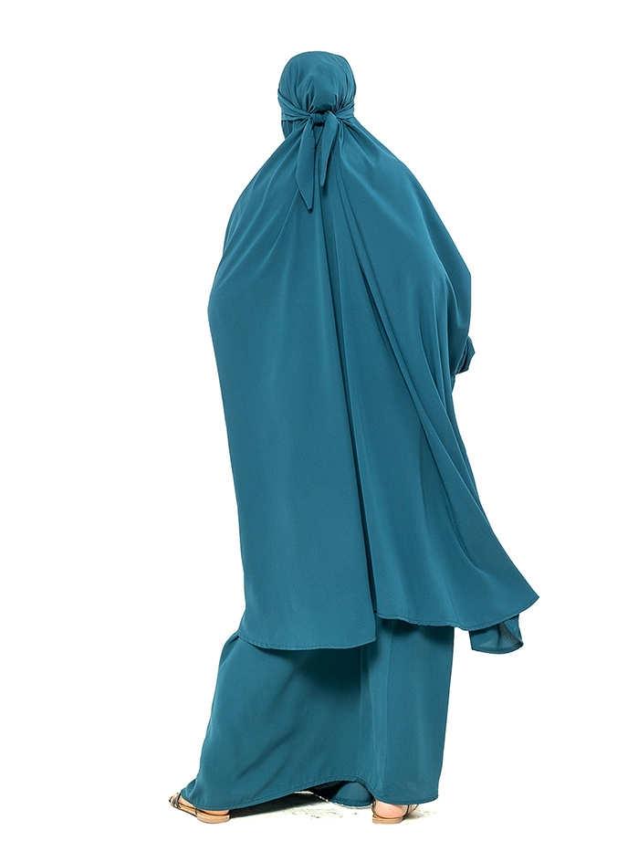 Petrol Blue 2 Piece Jilbab