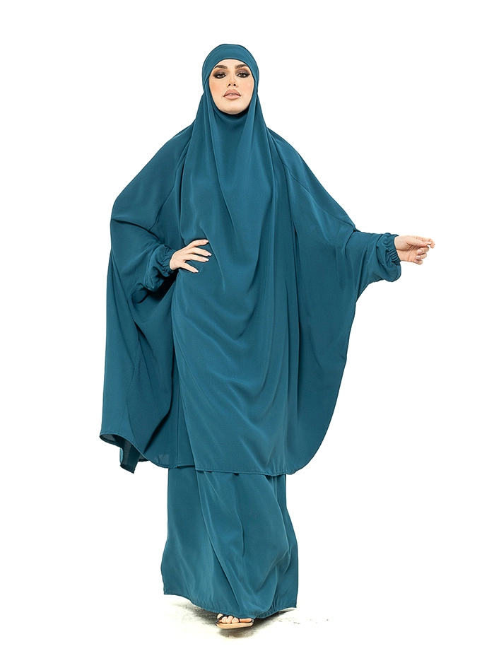 Petrol Blue 2 Piece Jilbab