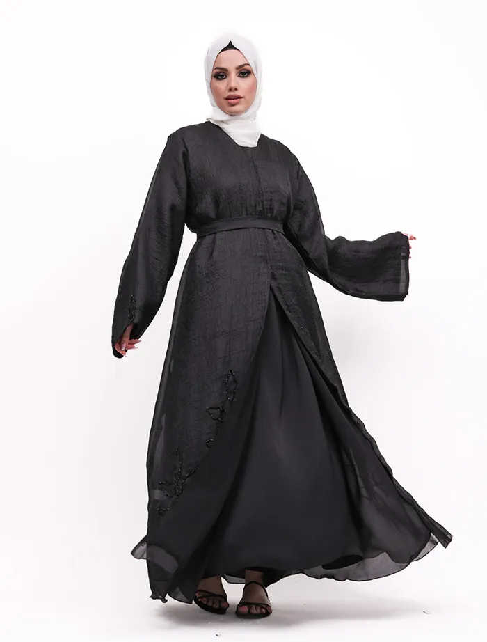 Black Organza Kimono