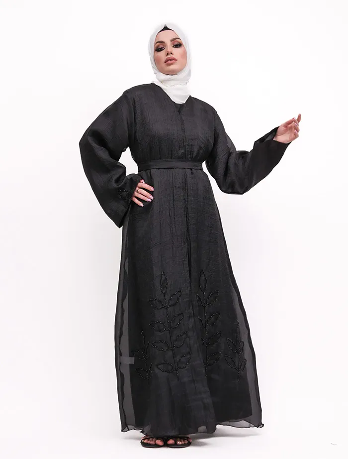 Black Organza Kimono