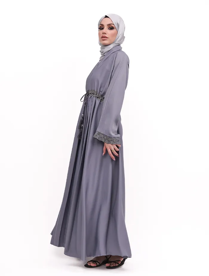 Grey Aafreen Abaya