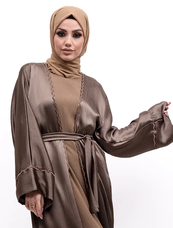 Mocha Organza 2 Piece