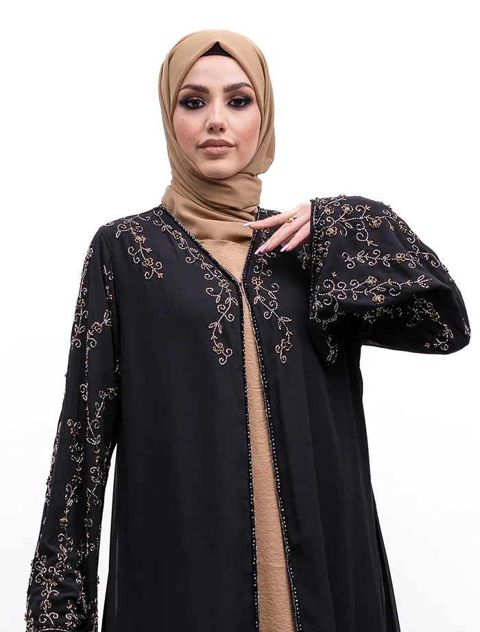 Black Maalikah Kimono