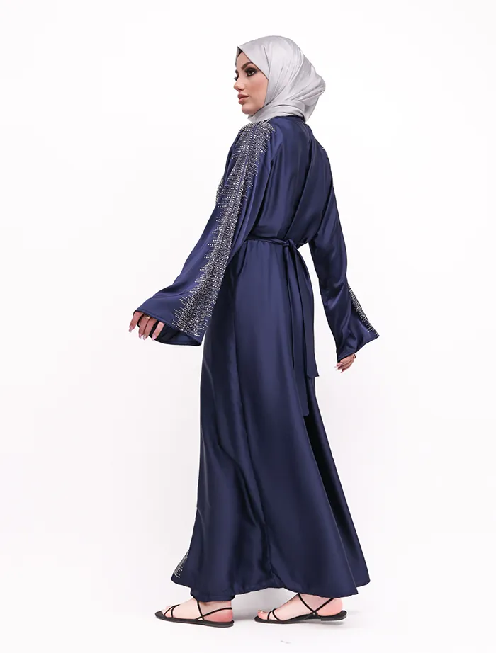 Navy Sparkle Satin 2 Piece