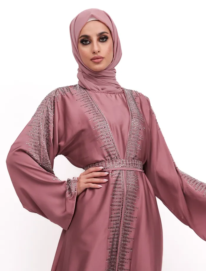 Pink Sparkle Satin 2 Piece