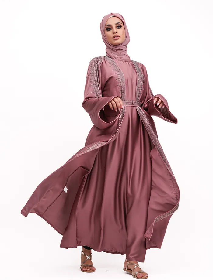 Pink Sparkle Satin 2 Piece