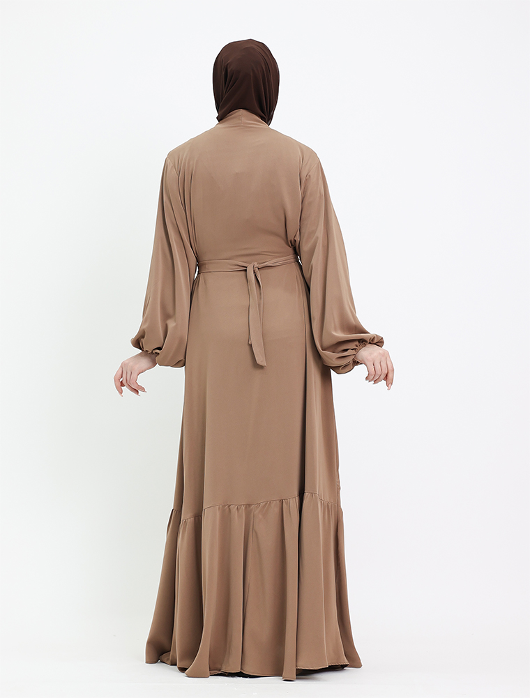 Mocha Raaida Kimono