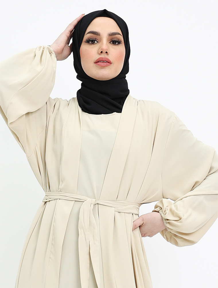 Cream Raaida Kimono