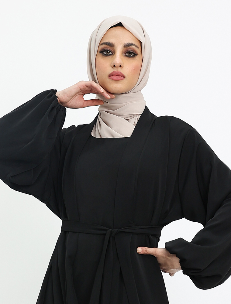 Black Raaida Kimono