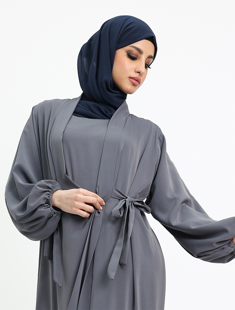 Grey Raaida Kimono