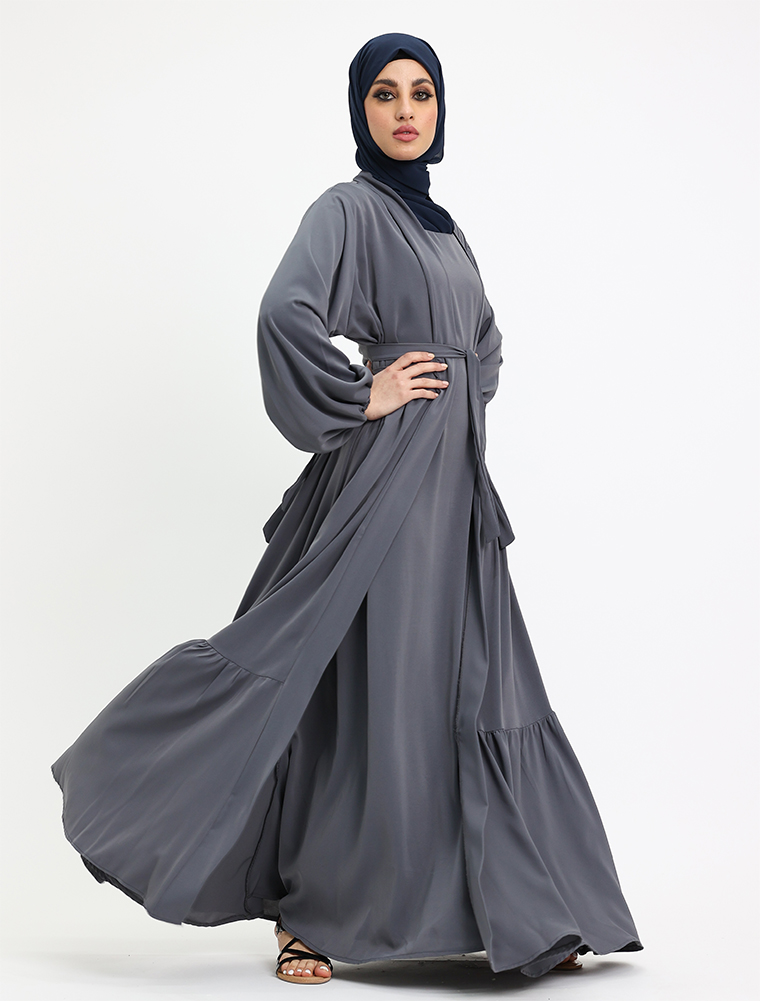 Grey Raaida Kimono