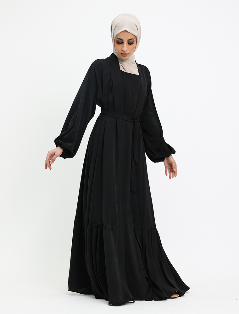 Black Raaida Kimono