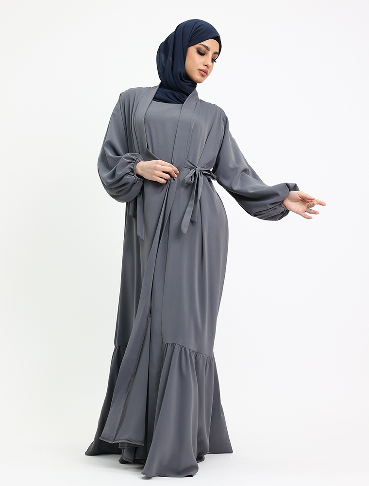 Grey Raaida Kimono