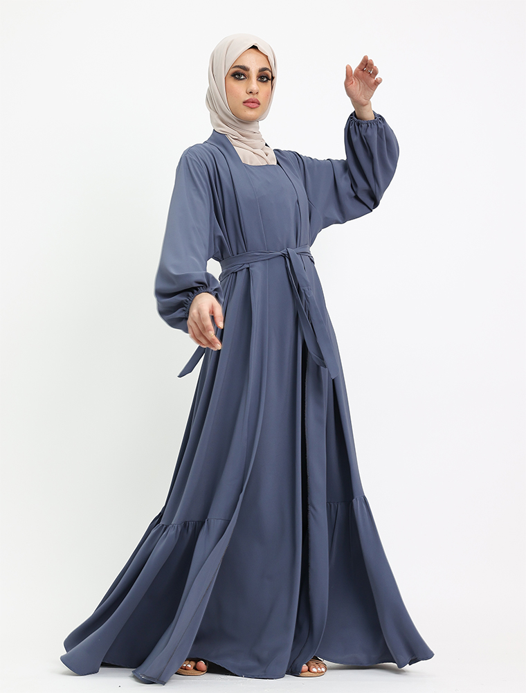 Denim Blue Raaida Kimono