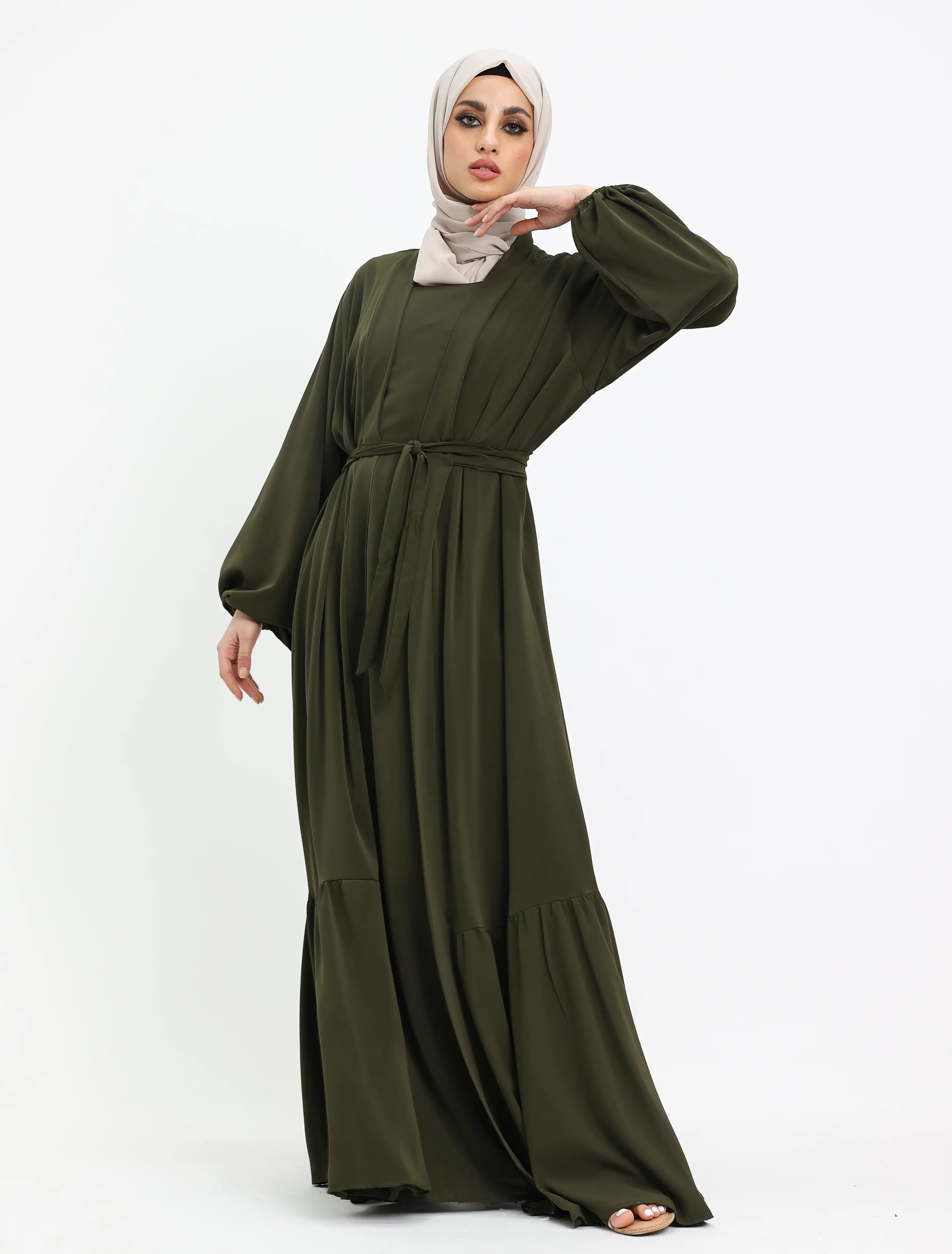 Olive Raaida Kimono