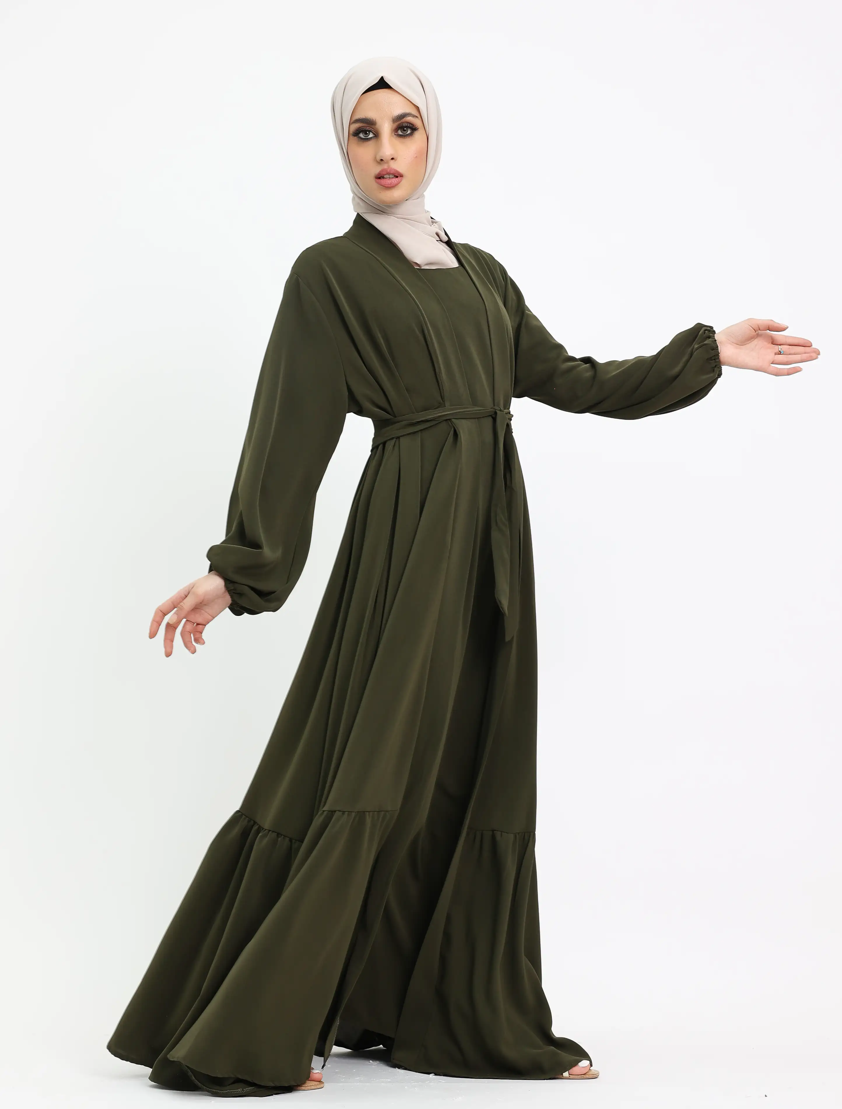Olive Raaida Kimono