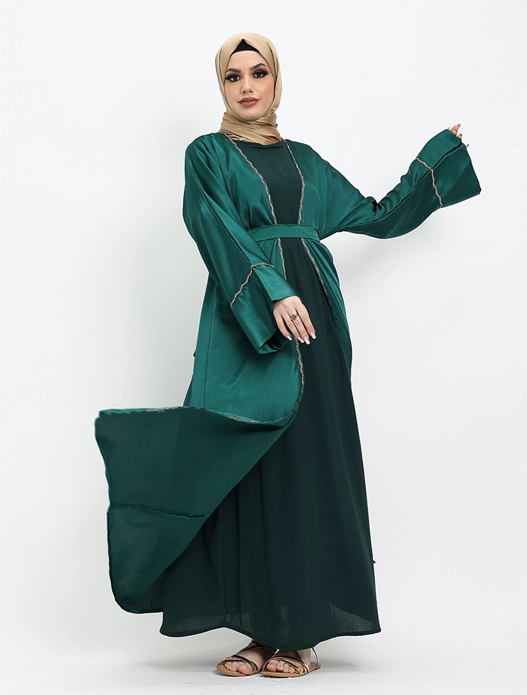 Green Organza 2 Piece