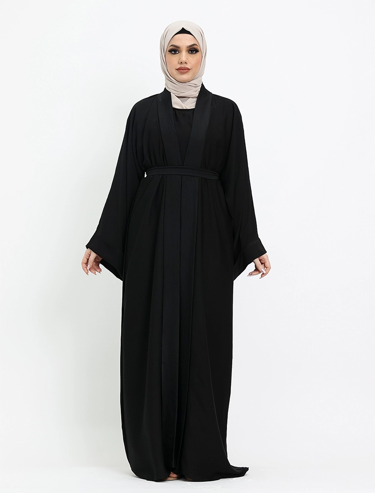 Black Simple Kimono