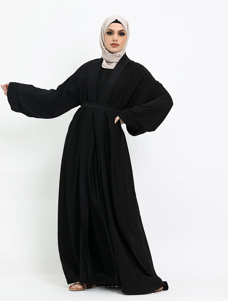 Black Simple Kimono