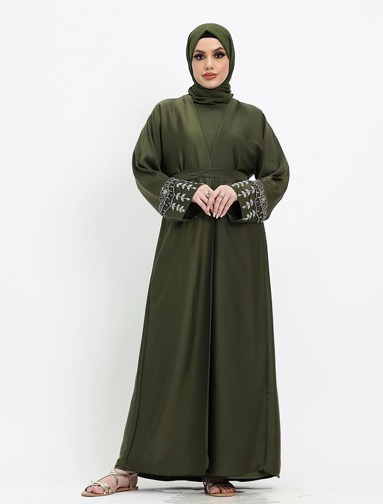 Olive 2 Piece Tuan Abaya